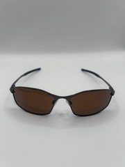 New Oakley WHISKER 4141-0160 Sunglasses Satin Carbon w/ Prizm Brown iridium