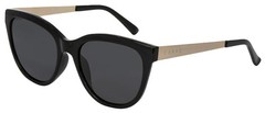 Carve Allure Sunglasses – Gloss Black Gold / Dark Gray Injected Polarized – New