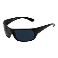 MACHADO – Modern Rectangle Sports Wraparound Sunglasses Gloss Black Dark Smoke