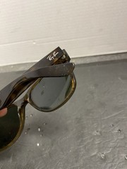 Ray-Ban RB2132 New Wayfarer Sunglasses 55mm Havana Frame Brown Gradient Lens UV