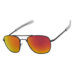 Mens Mirrored Aviator Sunglasses UV400 Stylish Reflective Lens Driving Eyewear