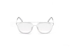 Guess GU6981 22C White & Clear Plastic Square Sunglasses Frame 54-21-150