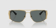 VERSACE VE2163 100281 Gold Polarized Grey 63 mm Men’s Sunglasses