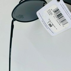 Famous Maker Sunglasses For Men Aviator 100% UV Protection, Black / Gray, (NEW )