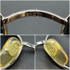 Giorgio Armani Sunglasses Oval Metal Frame Men’S