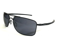 Oakley Sunglasses Gauge 8 OO4124-0162 Matte Black Aviator Frames w/ Grey Lenses