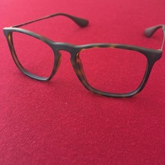 Ray-Ban Chris RB4187-856/13 Unisex Matte Havana Full Rim Sunglasses 54-18 Frame
