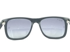 Ray-Ban RB 4165 JUSTIN 622/T3 Matte Black Sunglasses Gray Polarized 54-16 145