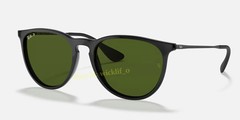 Ray-Ban Erika Classic RB4171 54-18 Black G-15 Green Polarized Sunglasses UV