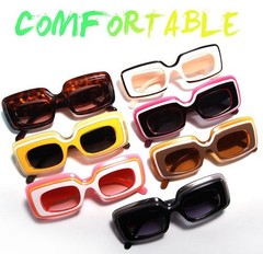 Retro Shades Luxury Sunglasses for Men Designer Famous Brand Square Sun Glasses