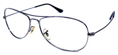 RAY-BAN COCKPIT RB3362 004 Italy Gunmetal Aviator Sunglasses Frame 59-14mm