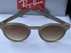 NEW Ray-Ban RB2180 6166/13 Polished Light Brown / Gradient Brown Sunglasses 49mm