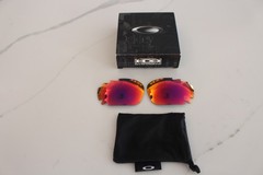NEW GENUINE OAKLEY RACING JACKET/JAWBONE 30 YR POSITIVE +RED IRIDIUM LENSES