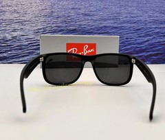 Ray-Ban RB4165 Justin Polarized Sunglasses Matte Black/Grey 100% UV 54mm Classic