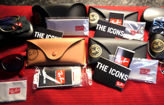RAYBAN Aviator NEW RB3025, NEW cases, Vintage Wayfarer Red-Black, READ PLEASE: