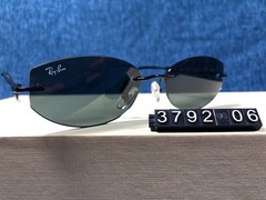 Ray-Ban Sunglasses RB3792 002/71 Shiny Black Metal Gray Glass 55/17mm with Case