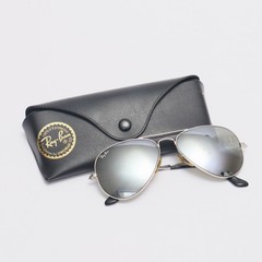 Ray-Ban Sunglasses Aviator Luxottica Light Mirror w/ Case – USA Seller