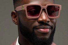 Men Sunglasses Fashion Black Oversize Big Designer Square Rapper Rap Black Retro