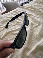 Ray-Ban RB2132 6052 55-18 Men’s New Wayfarer Sunglasses – Black