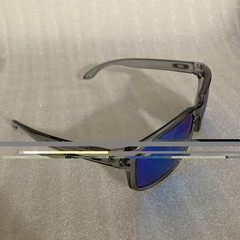 Oakley Holbrook Sunglasses Polarized Blue Lens Gray Frame New