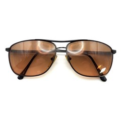 Serengeti Eyewear Aviator Black Metal Sunglasses Frames 61-12 140 Designer Japan