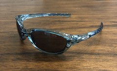 Oakley Fives 2.0 Sunglasses BMC-021 Crystal Blue Excellent Condition