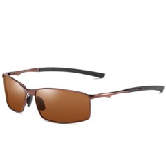 Men Rectangular Polarized Sunglasses Light Driving UV400 Outdoor Casual Eyewear