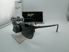 MAUI JIM STILLWATER MJ 706-17C PEWTER NEUTRAL GREY POLARIZED FOLDING SUNGLASSES