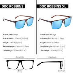 Men’s Polarized Sunglasses – Chic Rectangular Glasses – UV Protection Glasses…