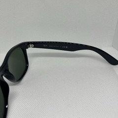 Ray-Ban New Wayfarer Polished Black/G-15 Green 55 mm Sunglasses RB2132 901 58-18
