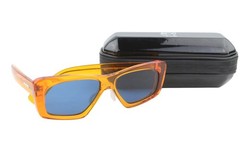 BRAIN DEAD Sunglasses Kopelman UV Protection Tinted Orange/Blue OS Men Unisex