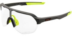100% S2 Photochromic Soft Tact Cool Grey Shield Sunglasses – 60006 00009 – Korea