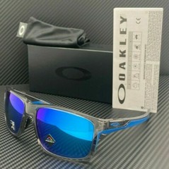 ✅ Oakley Mainlink XL OO9264-4261 Gray Ink w/ Prizm Sapphire Iridium Sunglasses