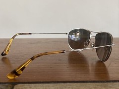 Vintage Maui Jim Sunglasses MJ-245-16 Made in Japan 56-18-137 Gold Tortoise