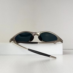 Oakley Penny X-Metal Sunglasses Silver Frame Ruby Lens Vintage Rare