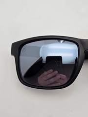 Blenders Canyon Mystic Grey Matte Black Frame Polarized Grey Mirror Sunglasses