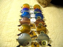 JOHN LENNON Sunglasses LARGER 2″ Classic Hippie 80’s Round Glasses COLORS 711050