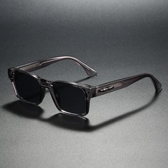 Square Polarized Sunglasses Men Women UV400 Metal Frame Hiking Fishing Eyewear
