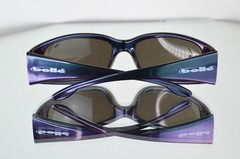 INSANE Bolle “Habu” Wrap Sunglasses Iridescent Purple/Blue Y2K France Vintage