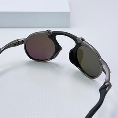 Oakley Madman OO6019 X-Metal Pewter Jade Gradient Polarized New