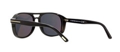 Tom Ford ROSCO FT 1022 Shiny Black/Grey (01A) Sunglasses