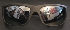 Maui Jim World Cup MJ 266-02MR Black Rubber Polarized Sunglasses Gray