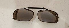 Suncover Clip-on Sunglasses, Polycarbonate Lenses In Case