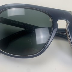 Burberry Sunglasses Mens 55mm Blue Square Gray Tinted Italy B 4286 3799/87