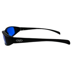 NEW ATTITUDES – Stylish Sunglasses – Blue Lenses, MATTE Black Frame