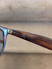 Vintage Ray-Ban B&L Wayfarer II Tortoise Brown Sunglasses Made in USA