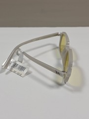 RAY BAN RB4455 68086D Warm White Yellow Unisex 52 mm Sunglasses $180 Msrp
