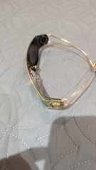 Versace VE2226 Shield Sunglasses Metal Frame Gold Tinted UV400(ORIGINALS)