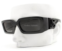 Dolce Gabbana Sunglasses Polished Black Dark Gray DG 6197 501/87 with Case