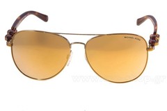 Michael Kors Women’s Gold Pilot Sunglasses MK1015 1015-PANDORA